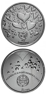 8 euro coin Football European Championship 2004 - Football is passion | Portugal 2003
