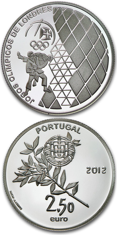 PORTUGAL 2021. 2 EURO COIN.UNC PORTUGAL NOS JOGOS OLIMPICOS DE TOQUIO.  OLYMPICS. 