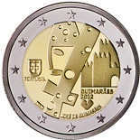 2 euro coin Guimarães - Capital Europeia da Cultura em 2012 | Portugal 2012