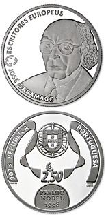 2.5 euro coin José Saramago | Portugal 2013