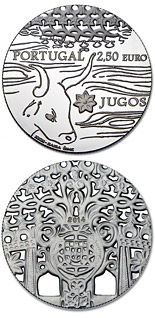 2.5 euro coin Jugos (Cangas)  | Portugal 2014