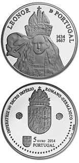5 euro coin Leonor de Almeida Portugal | Portugal 2014