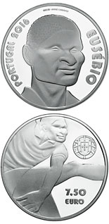 7.5 euro coin Eusébio | Portugal 2016