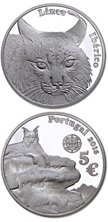 5 euro coin Iberic Lynx | Portugal 2016