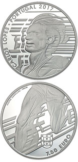7.5 euro coin Carlos Lopes | Portugal 2017