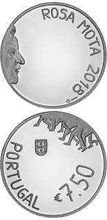 7.5 euro coin Rosa Mota | Portugal 2018