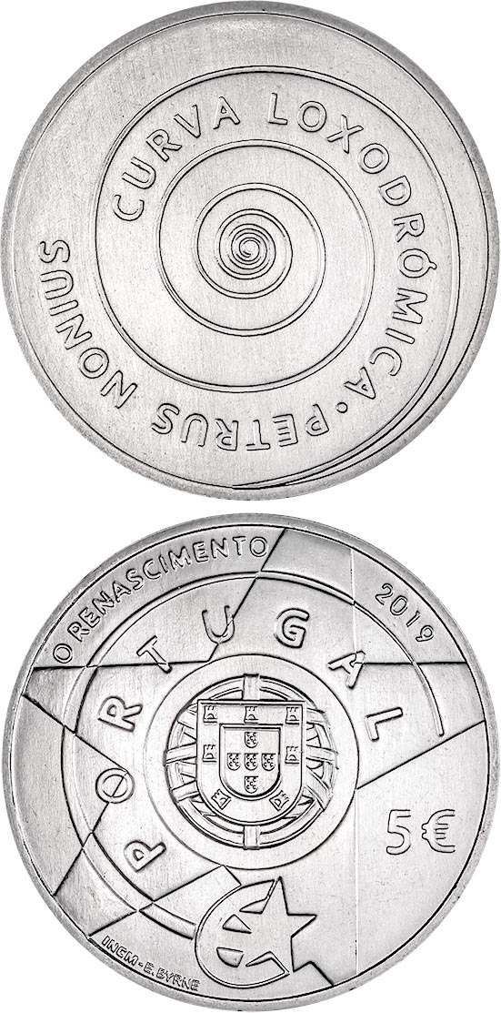 Image of 5 euro coin - The Renaissance | Portugal 2019