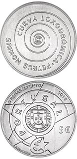 5 euro coin The Renaissance | Portugal 2019
