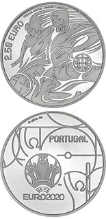 2.5 euro coin UEFA Euro 2020 | Portugal 2020