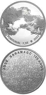 7.5 euro coin José Saramago 100 Years | Portugal 2022