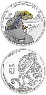5 euro coin Lourinhanosaurus antunesi | Portugal 2022