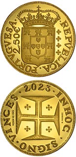 2.5 euro coin Coin of D. Pedro | Portugal 2023