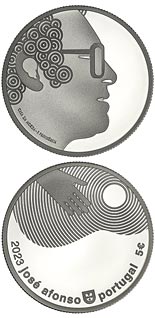 5 euro coin José Afonso | Portugal 2023