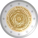 2 euro coin 50th anniversary of the revolution of 25 April 1974 | Portugal 2024