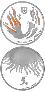 5 euro coin Phoenix — Heroes and Creatures of Mythology | Portugal 2025