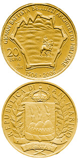 20 euro coin 500th Anniversary of Giovan Battista Belluzzi | San Marino 2006