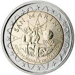 2 euro coin World Year of Physics 2005 | San Marino 2005