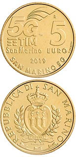 5 euro coin San Marino 5G | San Marino 2019