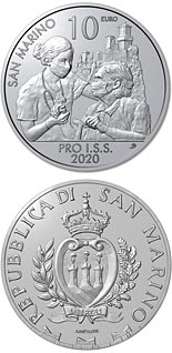 10 euro coin Pro I.S.S. | San Marino 2020