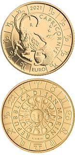5 euro coin Capricorn | San Marino 2021