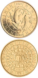 5 euro coin Pisces | San Marino 2021