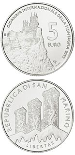 5 euro coin International Mountain Day | San Marino 2022