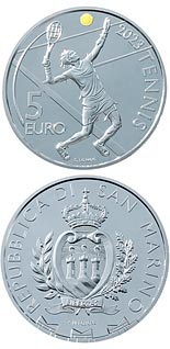 5 euro coin 30th edition of the International San Marino Open Tennis Tournament | San Marino 2023