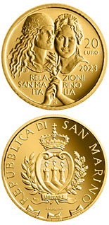 20 euro coin Relations between San Marino and Italy | San Marino 2023