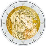 2 euro coin 800th Anniversary of the Death of Francis of Assisi | San Marino 2026