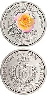 10 euro coin Rosa Repubblica di San Marino | San Marino 2026