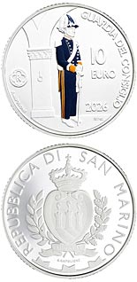 10 euro coin Guard of the Grand and General Council | San Marino 2026
