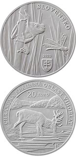 20 euro coin Vihorlat Protected Landscape Area | Slovakia 2023