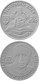 10 euro coin 100th anniversary of the birth of Ján Chryzostom Korec | Slovakia 2024