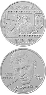 10 euro coin 100th anniversary of the birth of Jozef Kroner | Slovakia 2024