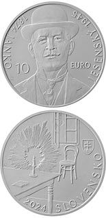 10 euro coin 150th anniversary of the birth of Janko Jesenský | Slovakia 2024