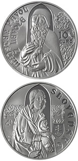 10 euro coin Master Pavol of Levoča  | Slovakia 2012