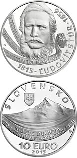 10 euro coin Ľudovít Štúr - the 200th anniversary of the birth  | Slovakia 2015