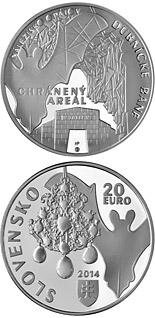 20 euro coin Protected Opalfield - Dubnícke Mines | Slovakia 2014