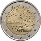 2 euro coin 50th anniversary of the publication of Charter 77 | Slovakia 2027