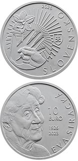 10 euro coin 100th anniversary of the birth of Eva Siracká | Slovakia 2026