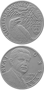 10 euro coin 150th anniversary of the birth of Ivan Krasko | Slovakia 2026
