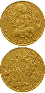 100 euro coin 500th anniversary of the Battle of Mohács | Slovakia 2026