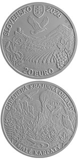 20 euro coin Little Carpathians Protected Landscape Area | Slovakia 2026