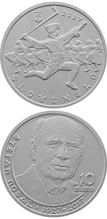10 euro coin 100th anniversary of the birth of Štefan Nosáľ  | Slovakia 2027