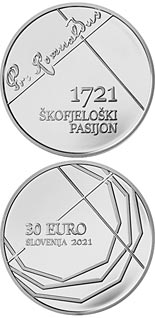 30 euro coin 300th anniversary of Škofjeloški pasijon | Slovenia 2021