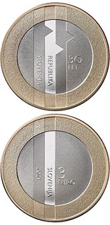 3 euro coin 30th Anniversary of Statehood of the Republic of Slovenia | Slovenia 2021