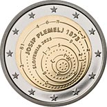 2 euro coin 150th Anniversary of the Birth of Josip Plemelj | Slovenia 2023
