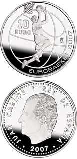 10 euro coin Eurobasket 2007 | Spain 2007
