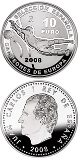 10 euro coin European Champions 2008 | Spain 2008