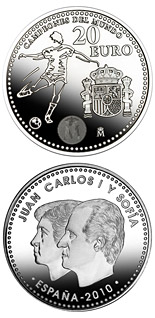 20 euro coin 20 Euros - Champions 2010 | Spain 2010